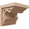 Ekena Millwork 8"W x 8"D x 8"H Wide Sheridan Rough Cedar Woodgrain TimberThane Corbel, Primed Tan CORUR08X08X08SHERCPR - alternate 1